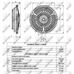 sankaba, radiatoriaus ventiliatorius
                                NRF                                49538, NRF, 49538, au
