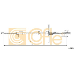 trosas, stovėjimo stabdys
                                COFLE                                                10.9453, Nenu