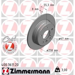 stabdžių diskas (1vnt) COAT Z
                                ZIMMERMANN                                                400