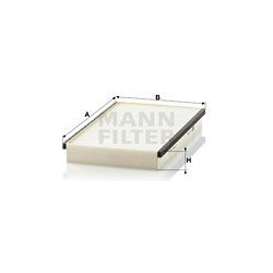 filtras, salono oras
                                MANN-FILTER                                                CU2746, MANN-