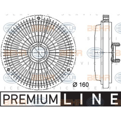 sankaba, radiatoriaus ventiliatorius
                                HELLA                                                8MV