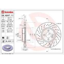 stabdžių diskas (1vnt) PRIME LINE - UV Coated
                                BREMBO                                       