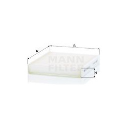 filtras, salono oras
                                MANN-FILTER                                CU22032, MANN-FILTER, CU22032
