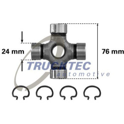 Lankstas, kardaninis velenas
                                TRUCKTEC AUTOMOTIVE                                             