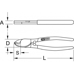 žnyplės varžtams
                                KS TOOLS                                                118.0124, Nenurod