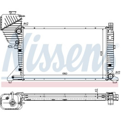 Aušinimo radiatorius
                                NISSENS                                                62519A, NISSENS,