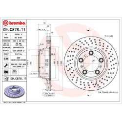 stabdžių diskas (1vnt) PRIME LINE - UV Coated
                                BREMBO                                       