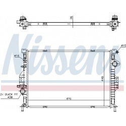 Aušinimo radiatorius
NISSENS 69249, NISSENS,