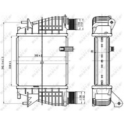tarpinis suslėgto oro aušintuvas, kompresorius
                                NRF                                         