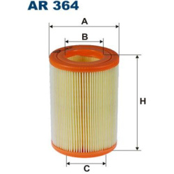 oro filtras
                                FILTRON                                AR364, Nenurodytas gamintojas, AR364, auto