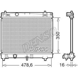 Aušinimo radiatorius
DENSO DRM50103, DENSO, D