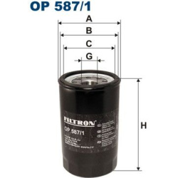 alyvos filtras
                                FILTRON                                                OP587/1, Nenurodytas ga