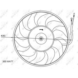 ventiliatorius, radiatoriaus
                                NRF                                                47072, NRF, 4