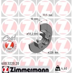 stabdžių diskas (1vnt) COAT Z
ZIMMERMANN 600