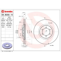 stabdžių diskas (1vnt) PRIME LINE
                                BREMBO                                                09.