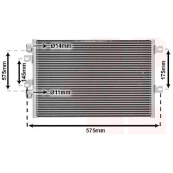 kondensatorius, oro kondicionierius
                                VAN WEZEL                                43005341, VAN WE