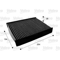 Filtras, salono oras VALEO PROTECT
                                                715672, VALEO, 715672, auto detalė