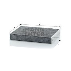 filtras, salono oras
                                MANN-FILTER                                                CUK27001, MAN