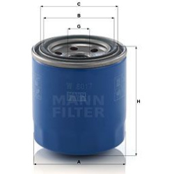 alyvos filtras
                                MANN-FILTER                                                W8017, MANN-FILTER,