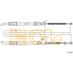 trosas, stovėjimo stabdys
                                COFLE                                                17.1467, Nenu