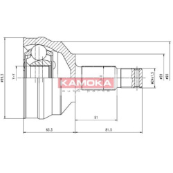 pusašio šarnyras
                                KAMOKA                                                6698, KAMOKA, 6698, 