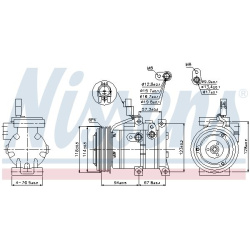 kompresorius, oro kondicionierius ** FIRST FIT **
NISSENS