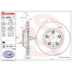 stabdžių diskas (1vnt) PRIME LINE - UV Coated
                                BREMBO                                       