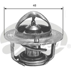 termostatas, aušinimo skystis
                                GATES                                TH33582, GATES, TH33582, 