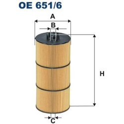 alyvos filtras
                                FILTRON                                                OE651/6, Nenurodytas ga