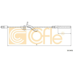 trosas, stovėjimo stabdys
                                COFLE                                                10.5451, Nenu