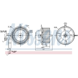 Vidaus pūtiklis
                                NISSENS                                                87404, NISSENS, 87404