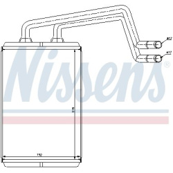 šilumokaitis, salono šildymas
                                NISSENS                                                77612,