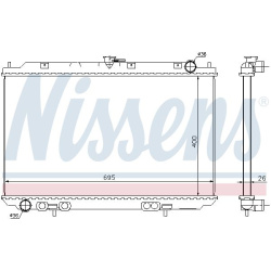 Aušinimo radiatorius
                                NISSENS                                68723, NISSENS, 68723, auto deta
