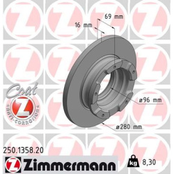 stabdžių diskas (1vnt) COAT Z
                                ZIMMERMANN                                                250