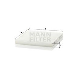 Filtras, salono oras
                                MANN-FILTER                                                CU22010, MANN