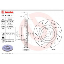 stabdžių diskas (1vnt) PRIME LINE - UV Coated
                                BREMBO                                       