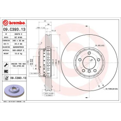 stabdžių diskas (1vnt) PRIME LINE - Composite
BREMBO
