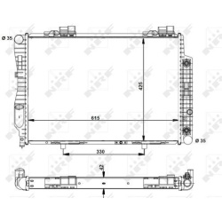 Aušinimo radiatorius
                                NRF                                                55345, NRF, 55345, a