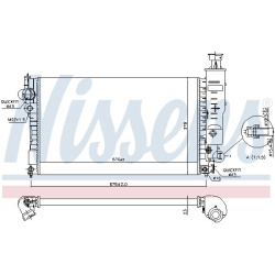 Aušinimo radiatorius
                                NISSENS                                63528, NISSENS, 63528, auto deta