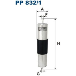 kuro filtras
                                FILTRON                                                PP832/1, Nenurodytas gami