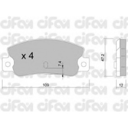 CIFAM                                                822-035-0, Nenurodytas gamintojas, 822-035-0, auto detalė