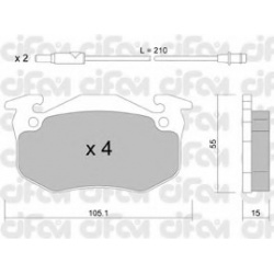CIFAM 822-036-2, Nenurodytas gamintojas, 822-036-2, auto detalė