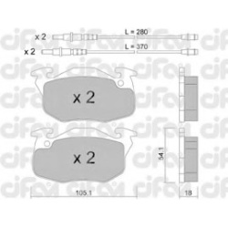 CIFAM                                                822-037-1, Nenurodytas gamintojas, 822-037-1, auto detalė
