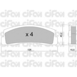 CIFAM                                822-046-0, Nenurodytas gamintojas, 822-046-0, auto detalė
