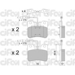 CIFAM                                822-060-0, Nenurodytas gamintojas, 822-060-0, auto detalė