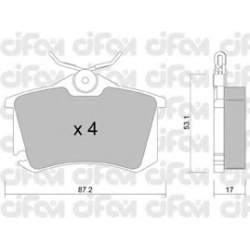 CIFAM                                822-100-5, Nenurodytas gamintojas, 822-100-5, auto detalė