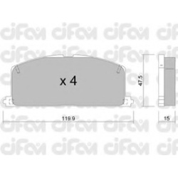 CIFAM                                822-108-0, Nenurodytas gamintojas, 822-108-0, auto detalė