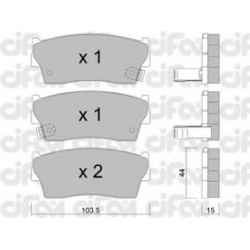CIFAM                                822-116-0, Nenurodytas gamintojas, 822-116-0, auto detalė