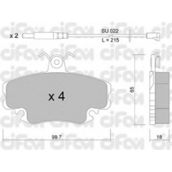 CIFAM                                822-120-0K, Nenurodytas gamintojas, 822-120-0K, auto detalė