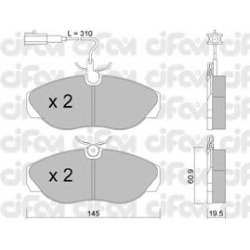 CIFAM                                822-154-1, Nenurodytas gamintojas, 822-154-1, auto detalė